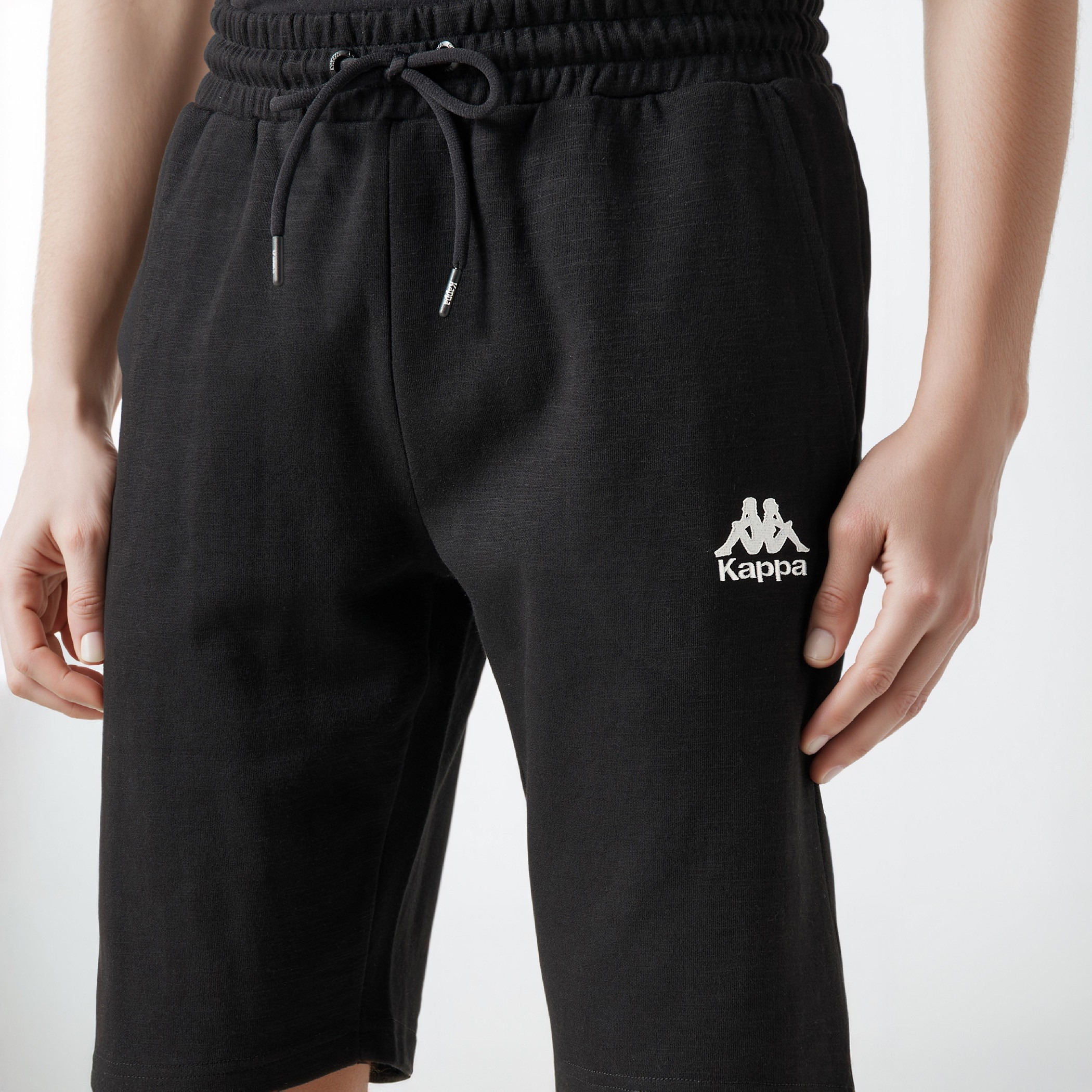 Kappa Regular Fit Shorts with Drawstring Closure and Pocket Detail-men-clothing-bottoms-shorts-image-4