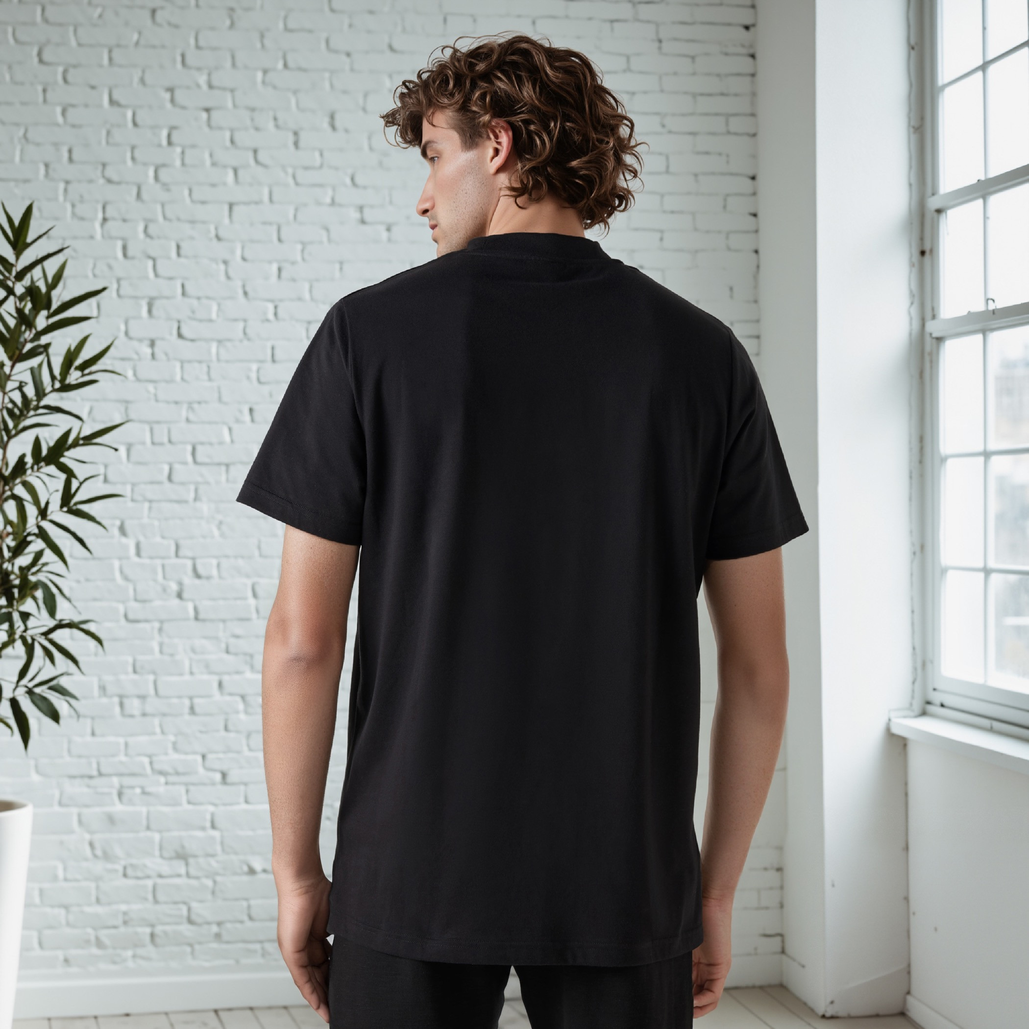 Kappa Relaxed Fit Crew Neck T-shirt with Short Sleeves-men-clothing-sportswearandactivewear-tshirtsandpolos-image-3
