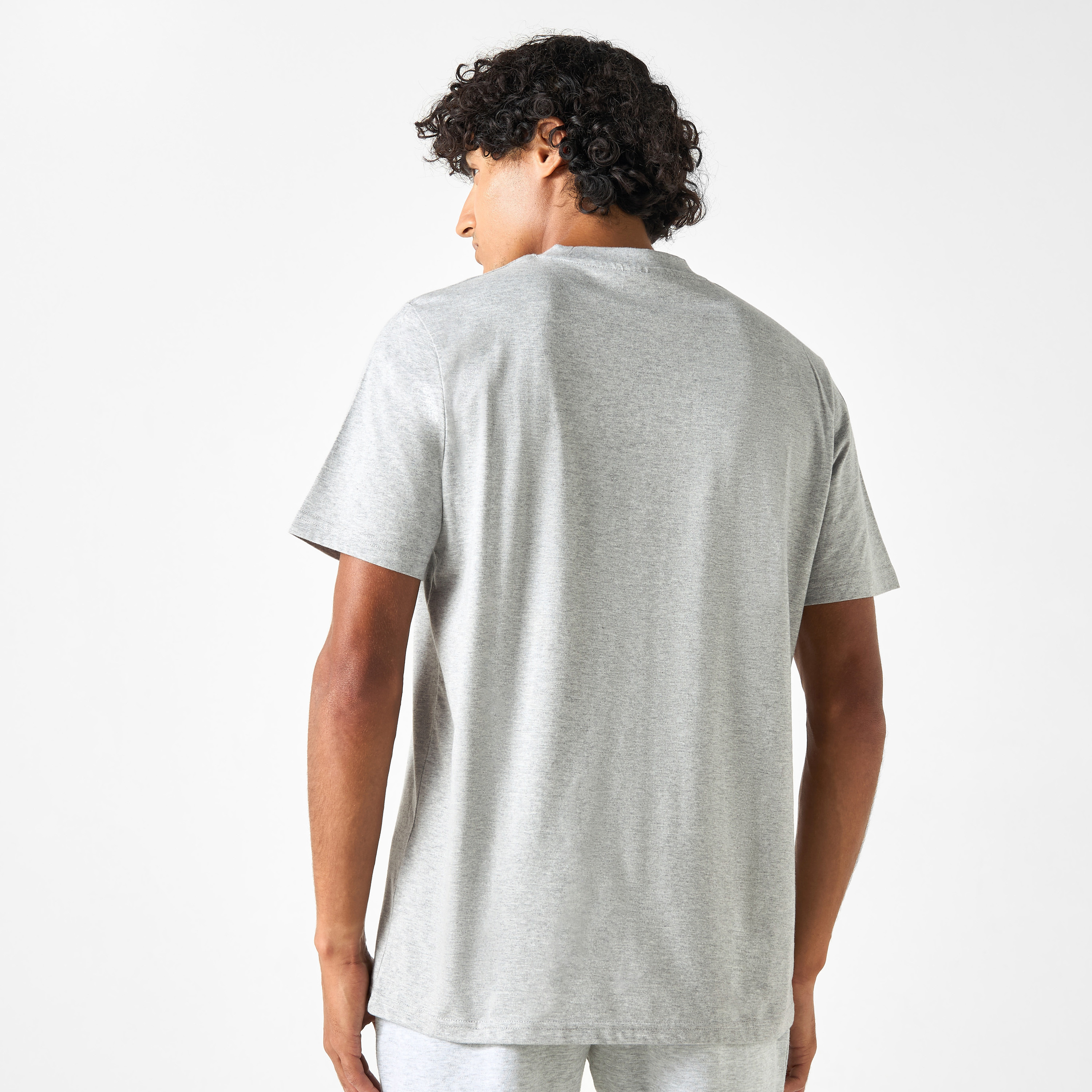 Kappa Relaxed Fit Crew Neck T-shirt with Short Sleeves-men-clothing-sportswearandactivewear-tshirtsandpolos-image-3