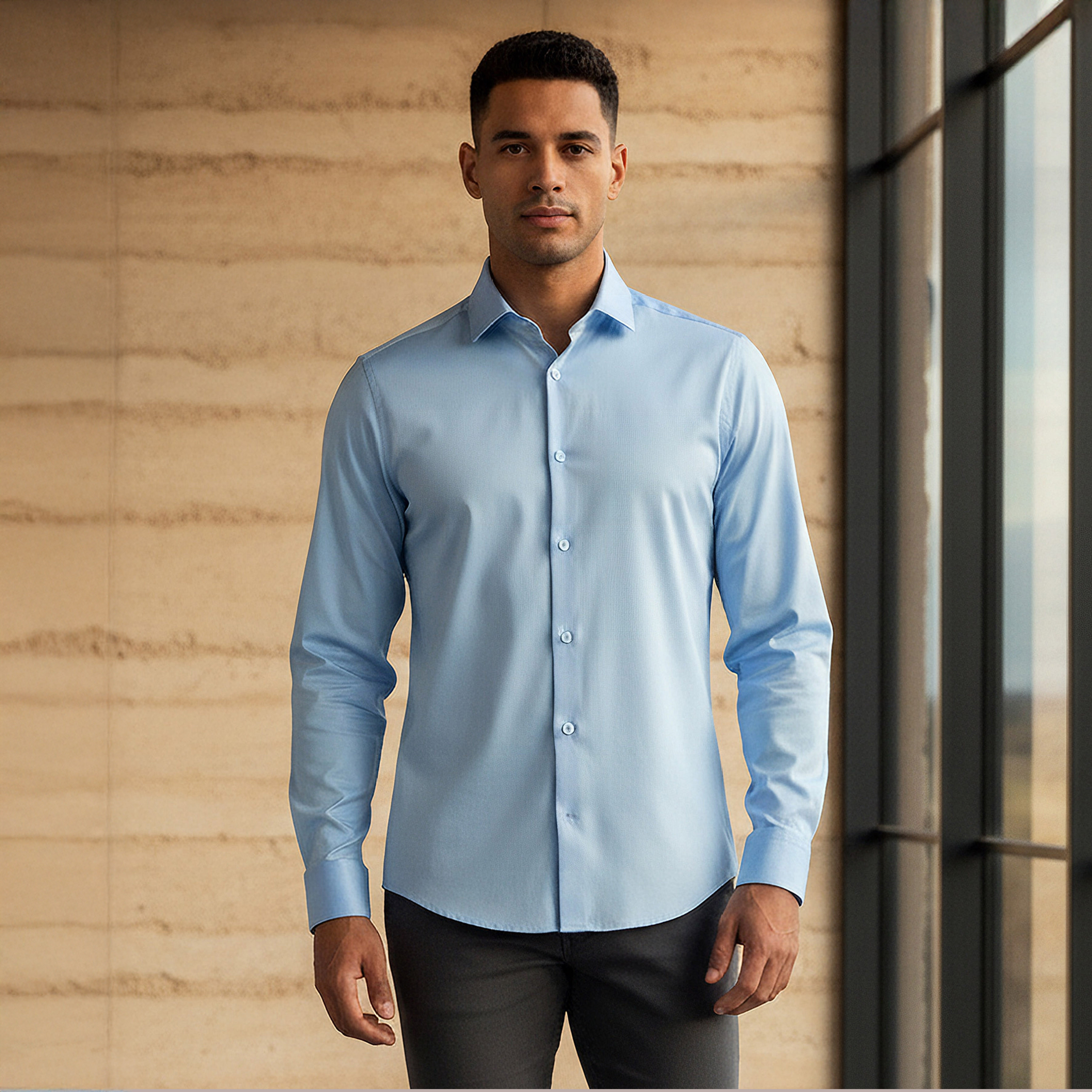 Men Regular Fit Spread Collar Long Sleeves Shirt-PROMO_SP_SA_2FOR169_110625-image-1