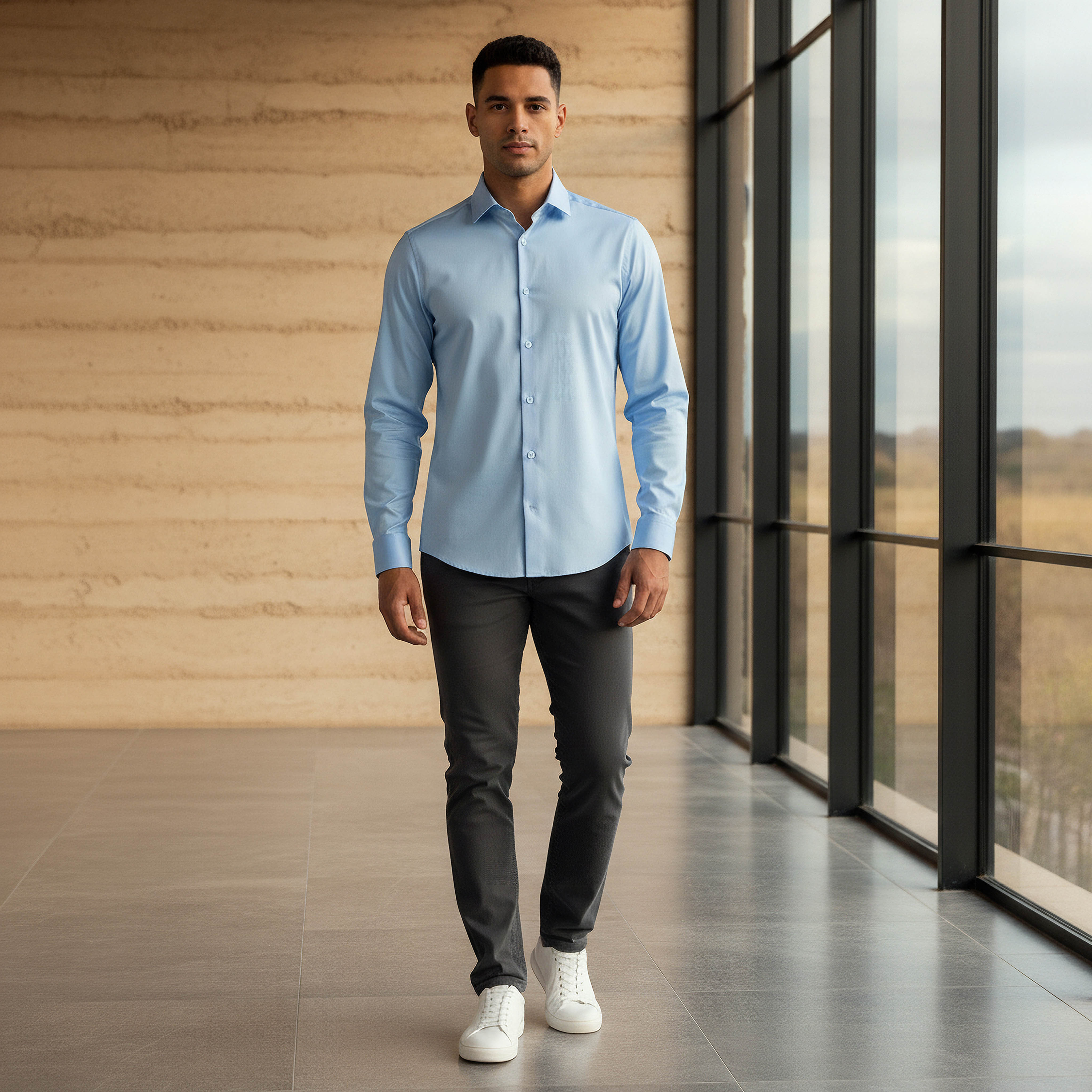 Men Regular Fit Spread Collar Long Sleeves Shirt-PROMO_SP_SA_2FOR169_110625-image-2
