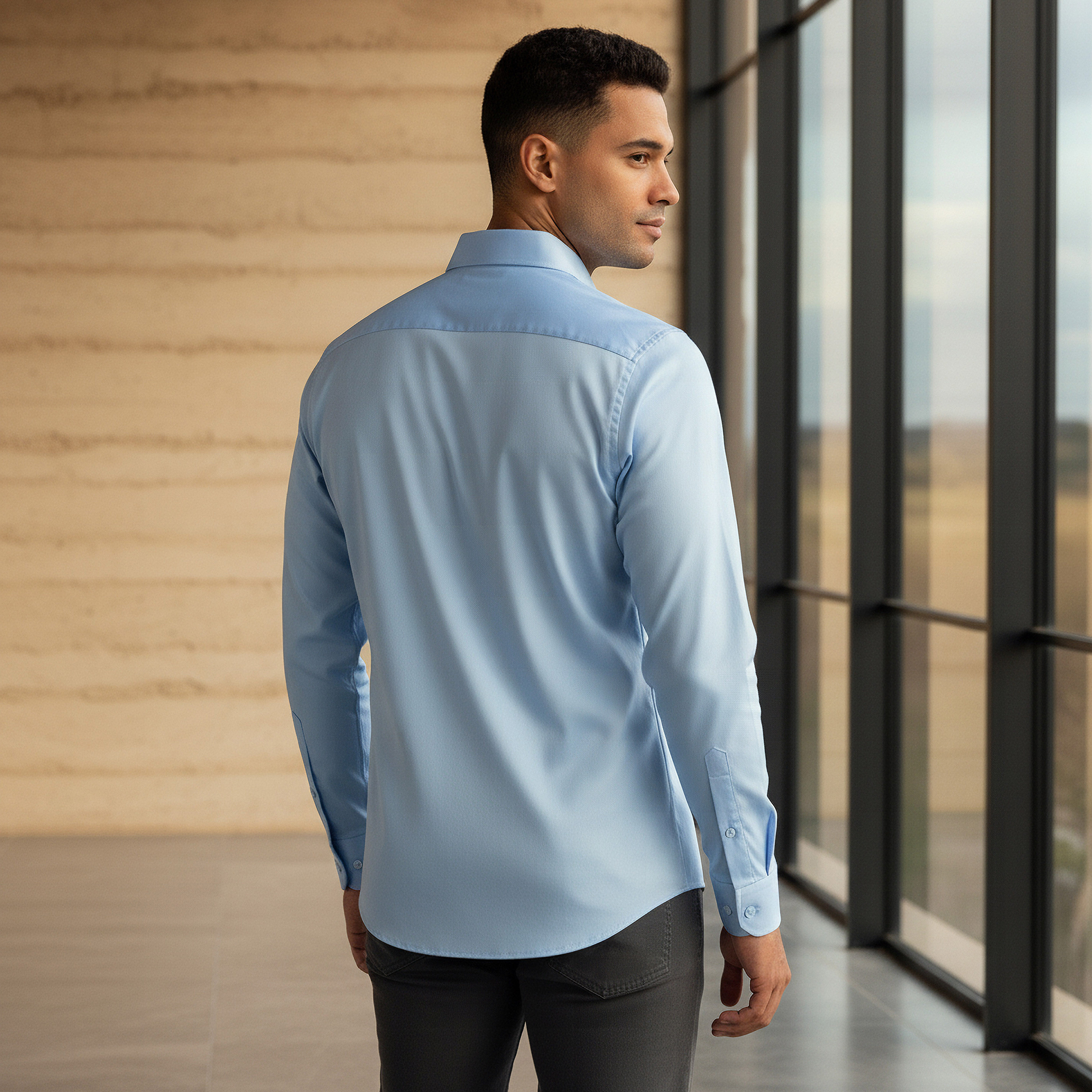 Men Regular Fit Spread Collar Long Sleeves Shirt-PROMO_SP_SA_2FOR169_110625-image-3