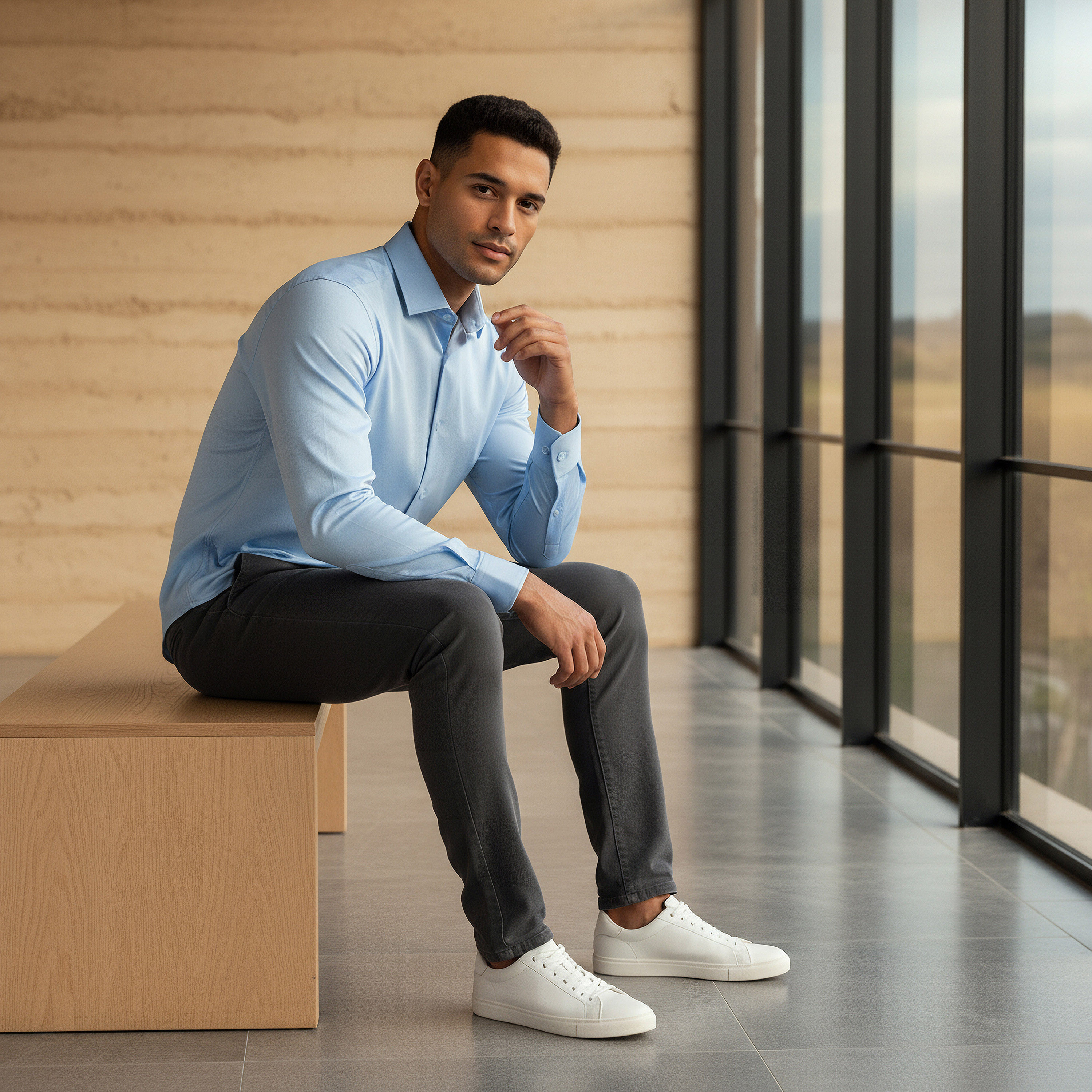 Men Regular Fit Spread Collar Long Sleeves Shirt-PROMO_SP_SA_2FOR169_110625-image-5
