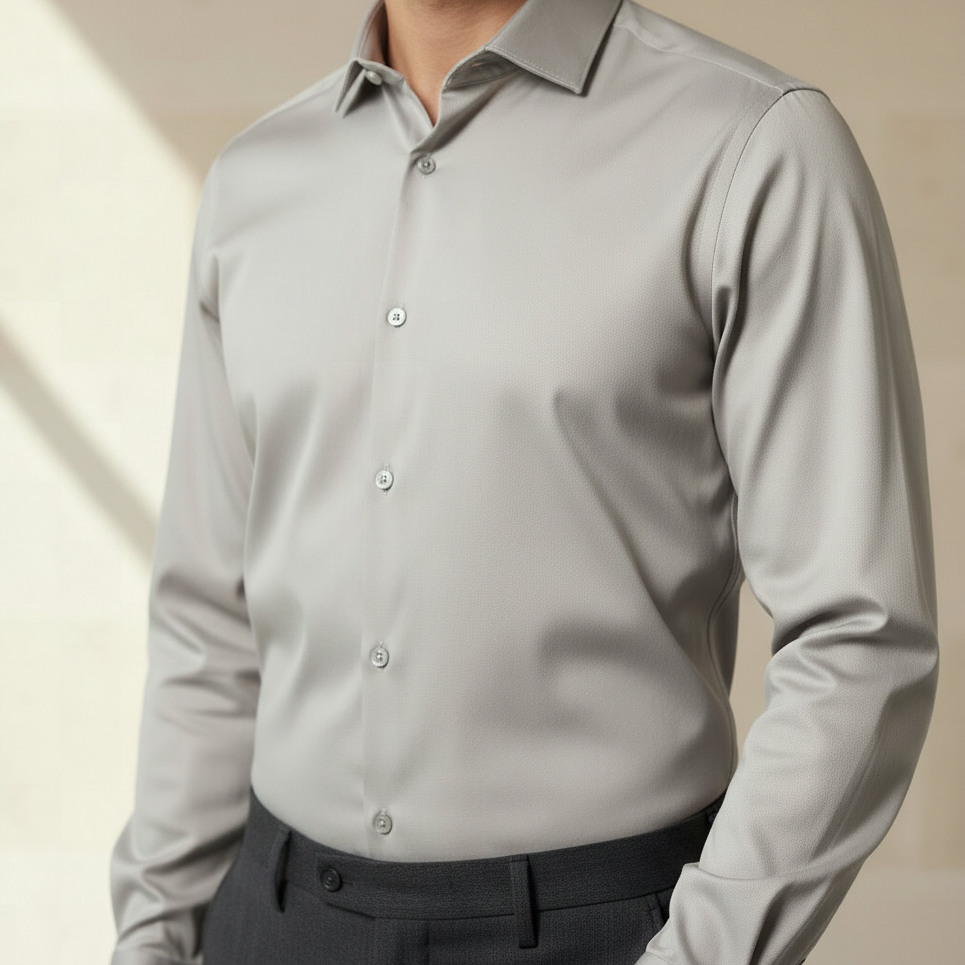 Men Regular Fit Spread Collar Long Sleeves Shirt-PROMO_SP_OM_2FOR18_130625-image-4