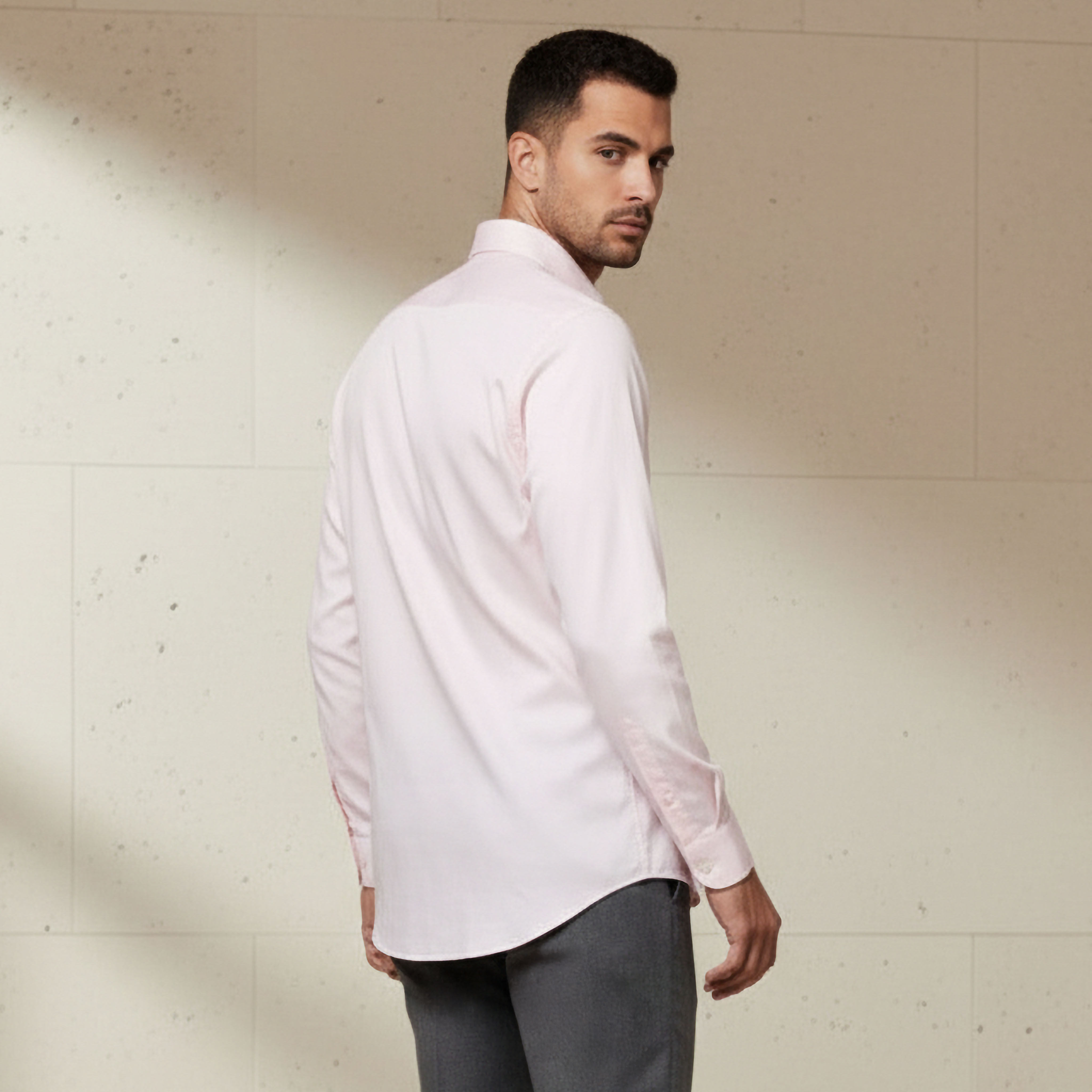 Men Regular Fit Spread Collar Long Sleeves Shirt-men-clothing-shirts-image-4