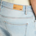 Solid Mid-Rise Jeans with Pockets and Button Closure-Jeans-thumbnail-4