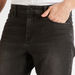 Solid Mid-Rise Jeans with Pockets and Button Closure-Jeans-thumbnail-2