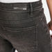 Solid Mid-Rise Jeans with Pockets and Button Closure-Jeans-thumbnail-4