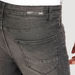 Solid Denim Jeans with Pockets and Button Closure-Jeans-thumbnailMobile-4