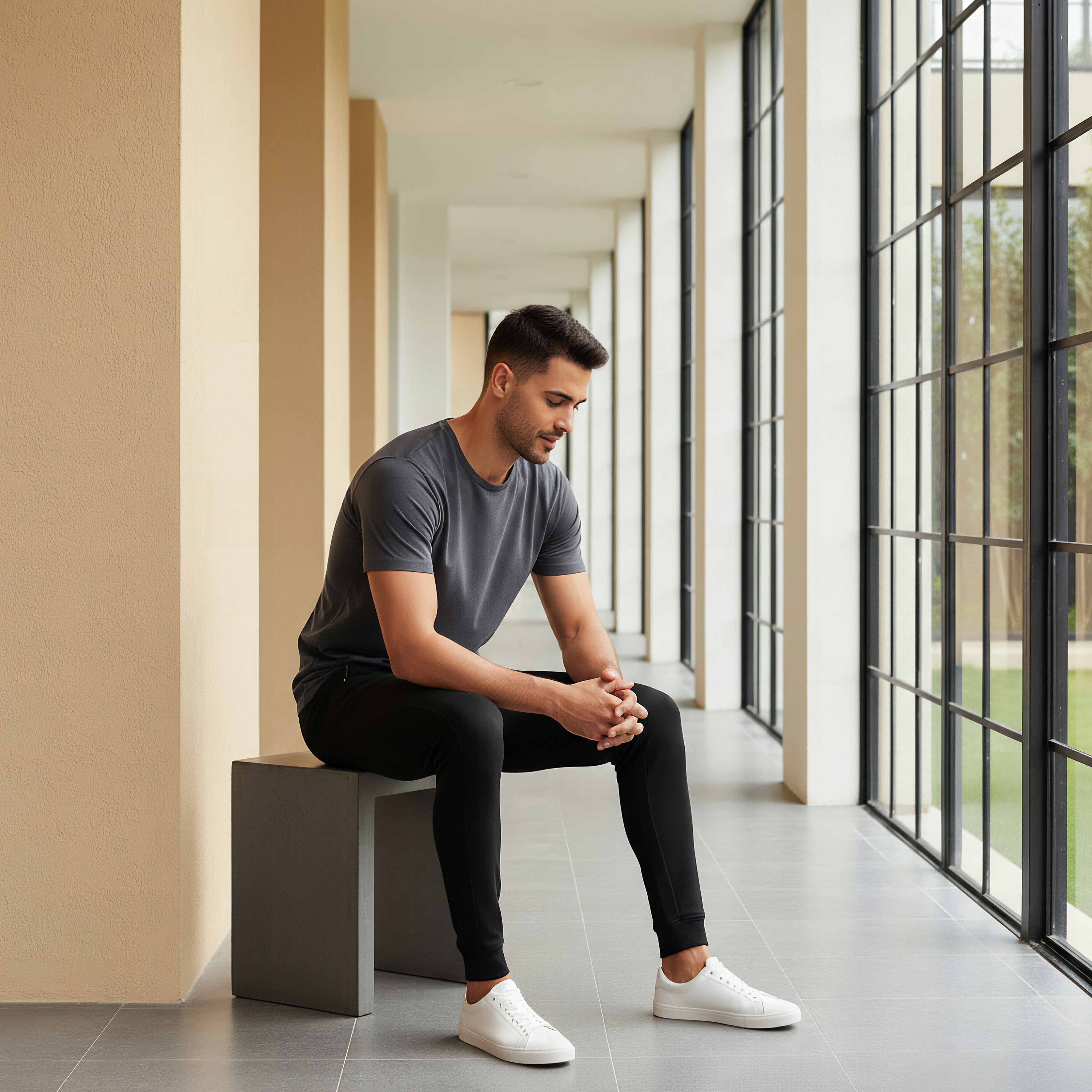 Iconic Slim Fit Joggers with Drawstring Closure-men-clothing-bottoms-joggers-image-5