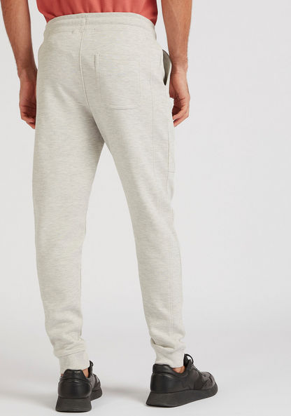 Iconic Textured Joggers with Drawstring Closure and Pockets-Joggers-image-3