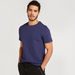 Iconic Textured T-shirt with Crew Neck and Short Sleeves-T Shirts-thumbnailMobile-0