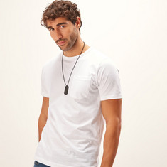Lee Cooper Solid T-shirt with Crew Neck