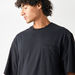 Lee Cooper Solid Crew Neck T-shirt with Chest Pocket-T Shirts-thumbnail-3
