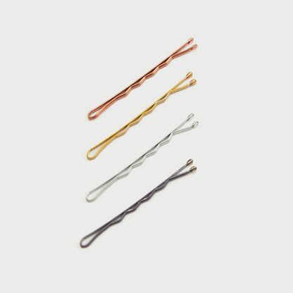 Set of 40 - Solid Metallic Bobby Pin-Hair Accessories-image-1