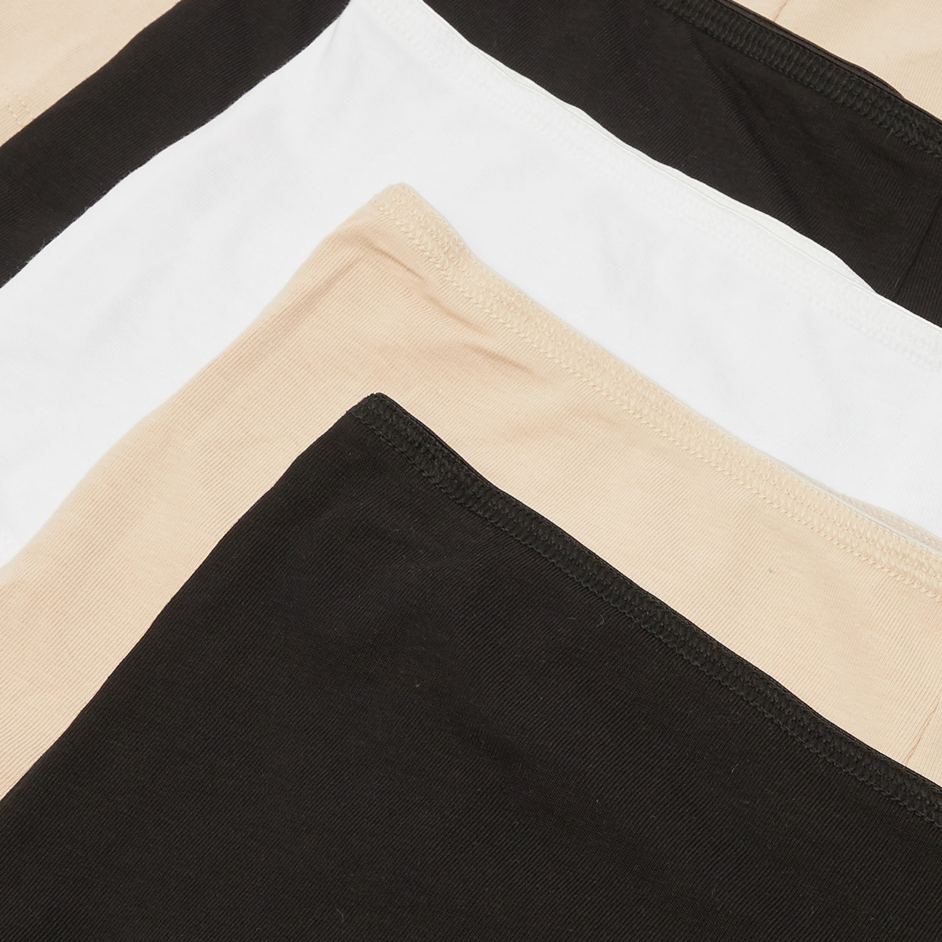 Set of 5 - Boyshorts with Elasticated Waistband and Antibacterial Protection-CP_BESTPRICE_EXCLUSION-image-10