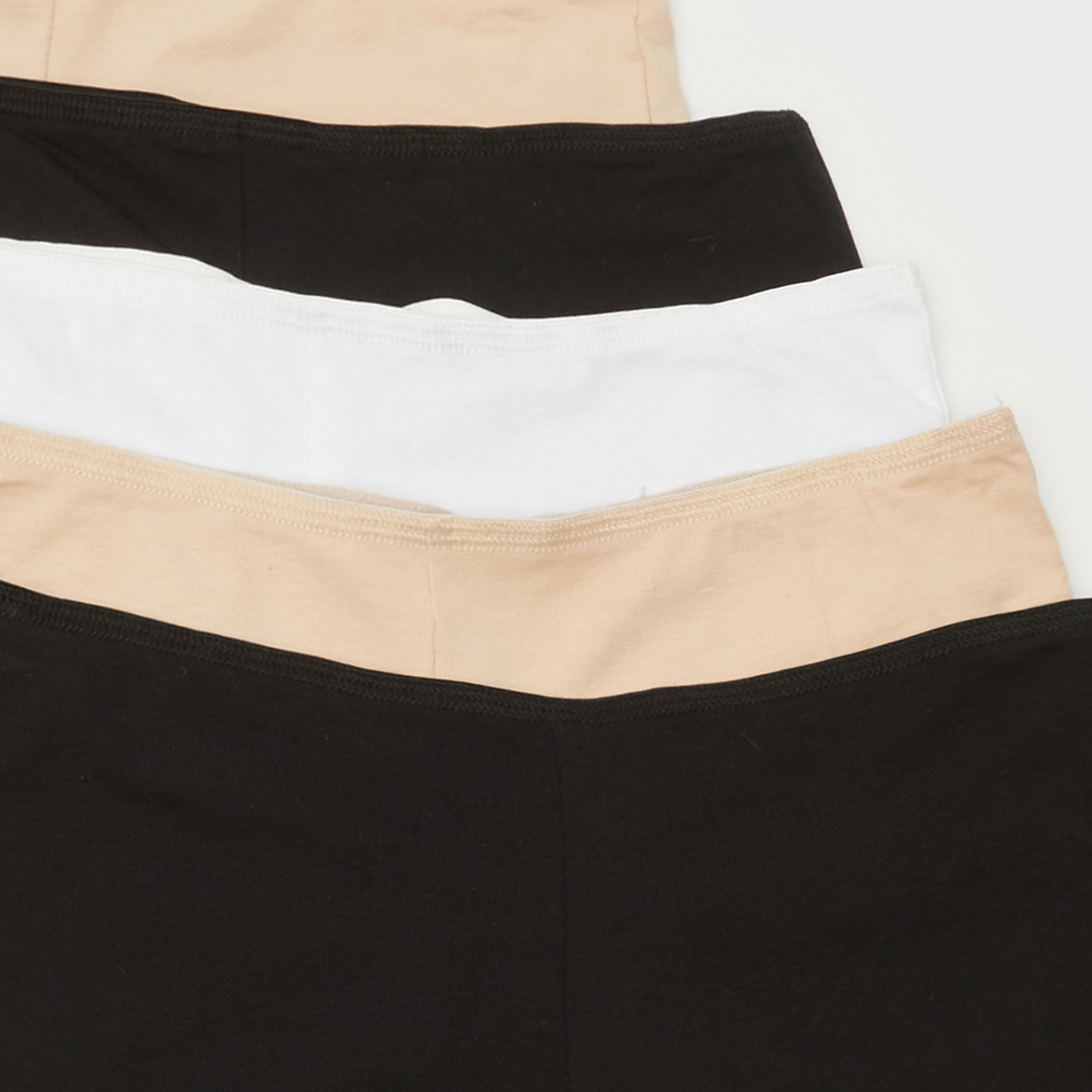 Set of 5 - Boyshorts with Elasticated Waistband and Antibacterial Protection-CP_BESTPRICE_EXCLUSION-image-4