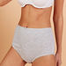 Set of 5 - Solid Briefs with Elasticised Waistband and Bow Detail-Panties-thumbnailMobile-4