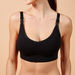 Solid Lightly Padded Maternity Bra with Hook and Eye Closure-Bras-thumbnailMobile-4