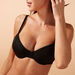 Set of 2 - Padded Demi Bra with Lace Detail and Hook and Eye Closure-Bras-thumbnail-2