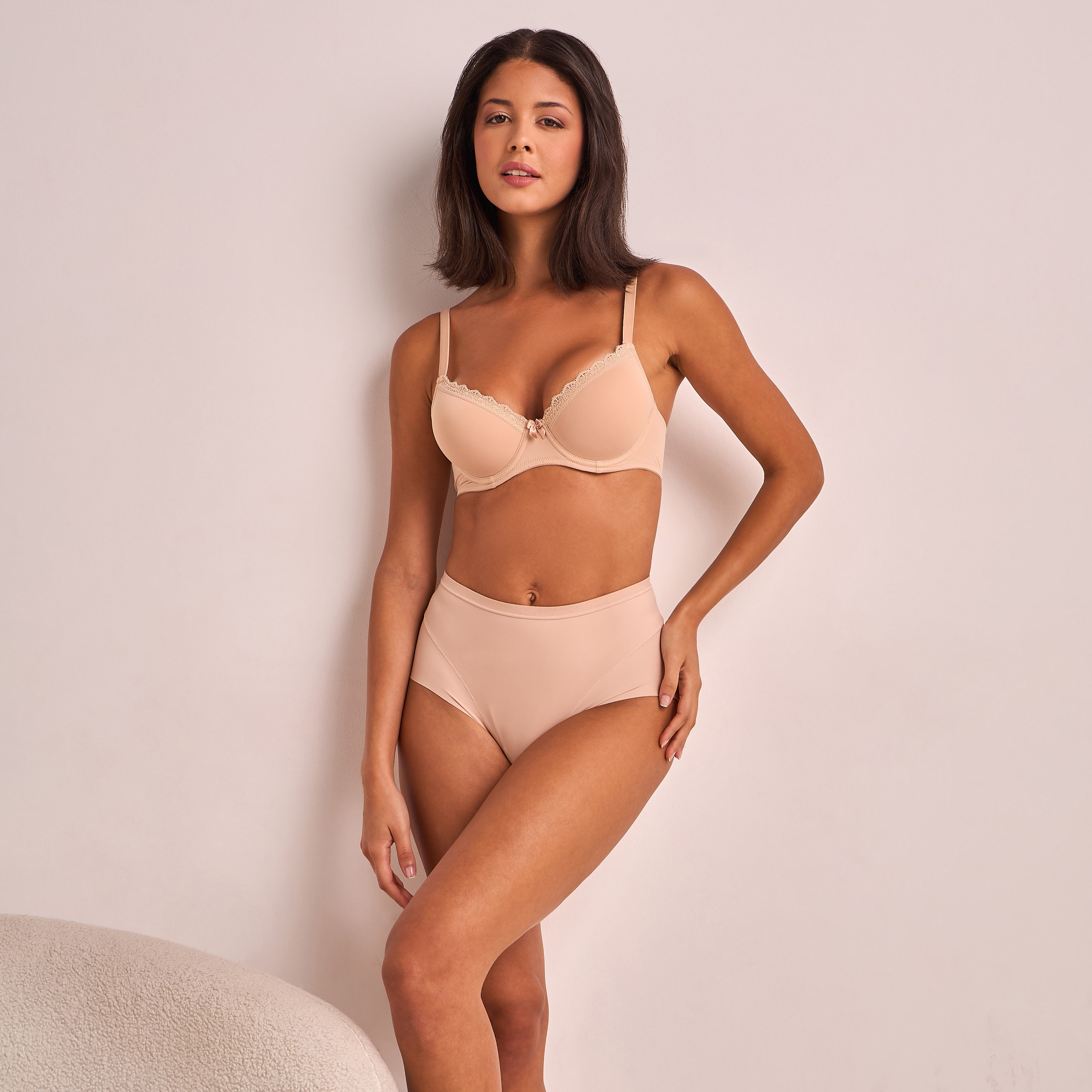 عبوة قطعتين - صدريّة ديمي دانتيل مبطّنة-women-clothing-lingerie-bras-image-1