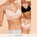Set of 2 - Solid Bra with Lace Detail and Hook and Eye Closure-Bras-thumbnailMobile-0