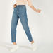 Solid Mid-Rise Jeans with Button Closure and Pockets-Jeans-thumbnail-0
