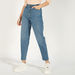 Solid Mid-Rise Jeans with Button Closure and Pockets-Jeans-thumbnailMobile-5
