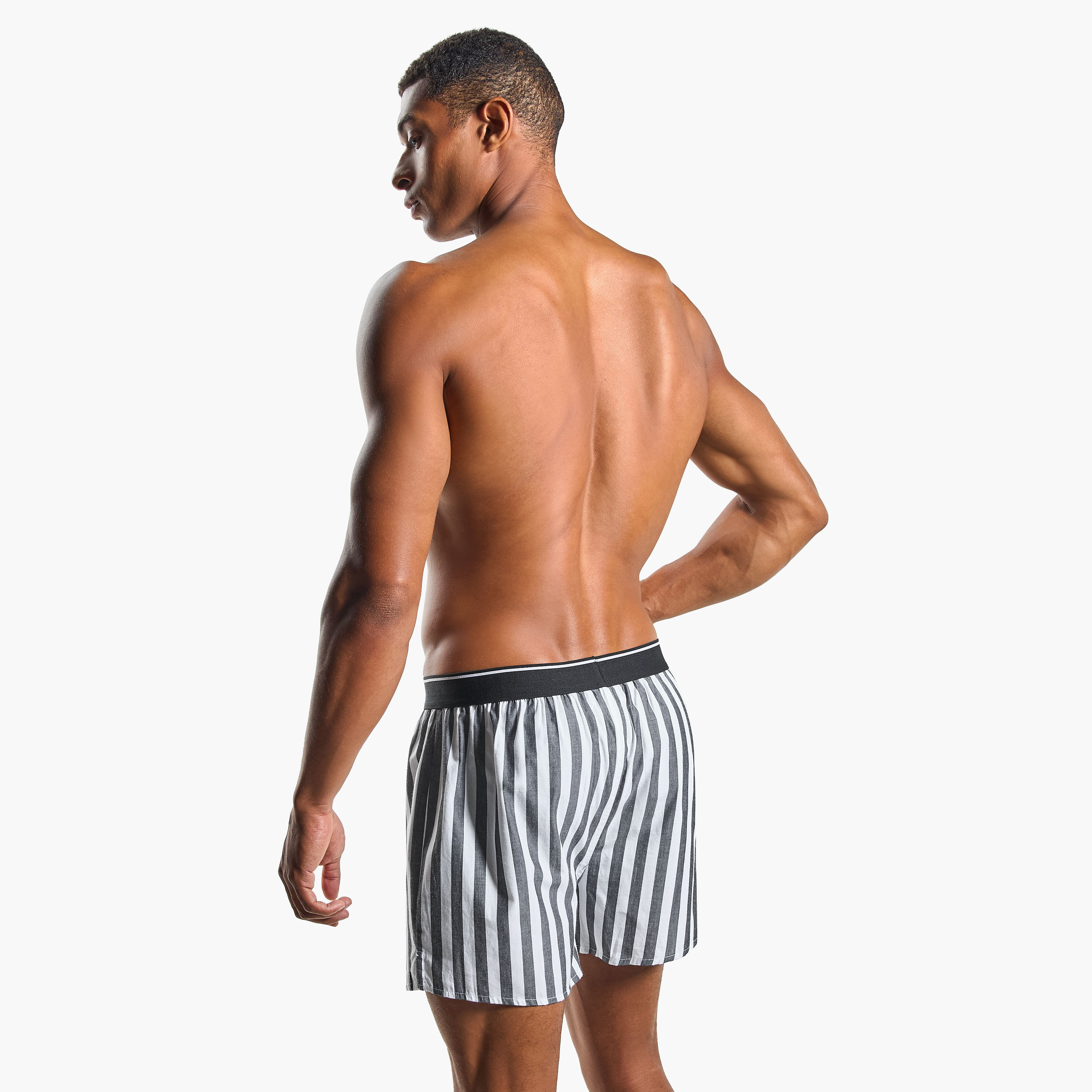 Set of 3 - Boxers with Elasticated Waist and Antibacterial Protection-men-clothing-innerwear-underwear-image-5