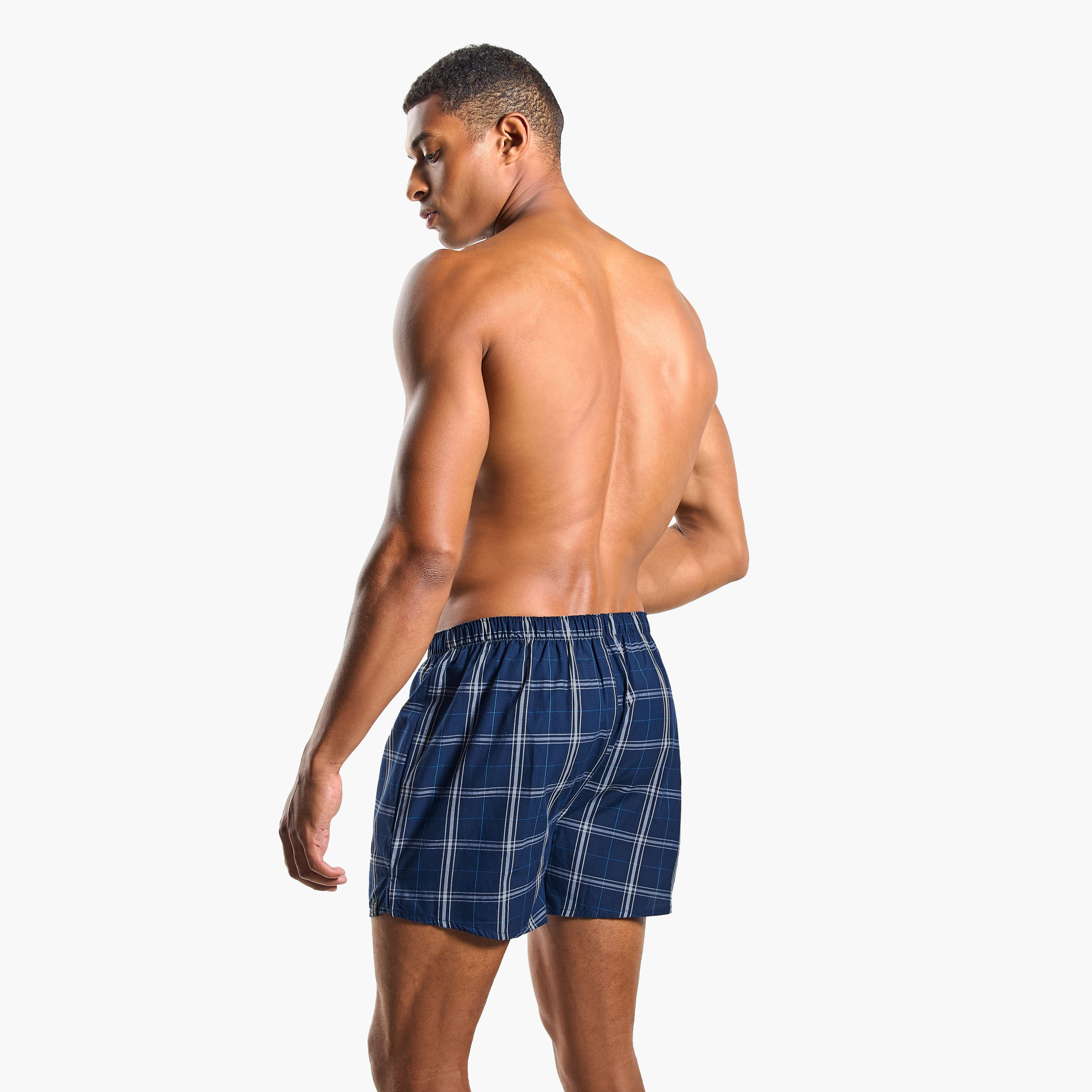 Set of 3 - Boxers with Elasticated Waistband and Antibacterial Protection-men-clothing-innerwear-underwear-image-5
