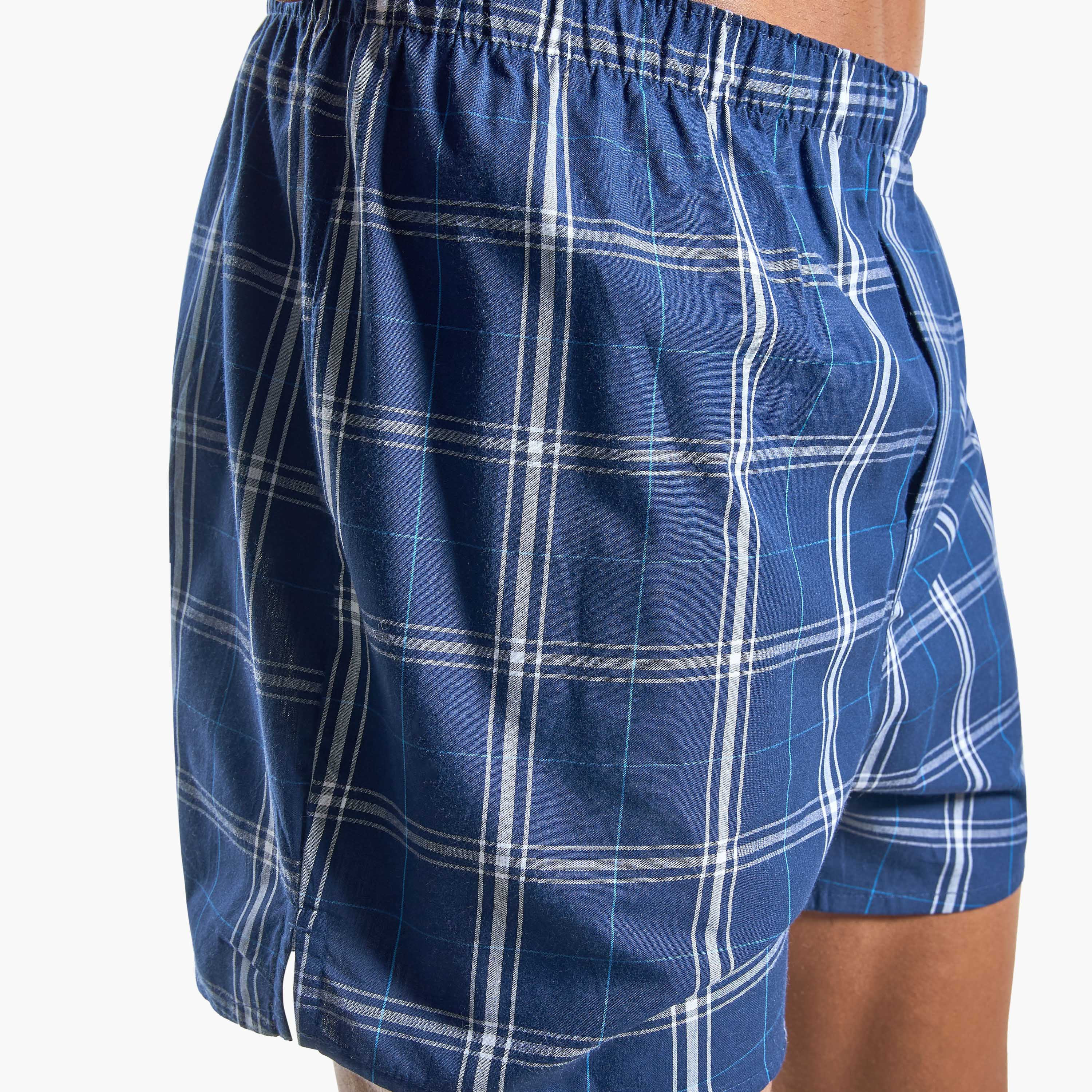 Set of 3 - Boxers with Elasticated Waistband and Antibacterial Protection-men-clothing-innerwear-underwear-image-7