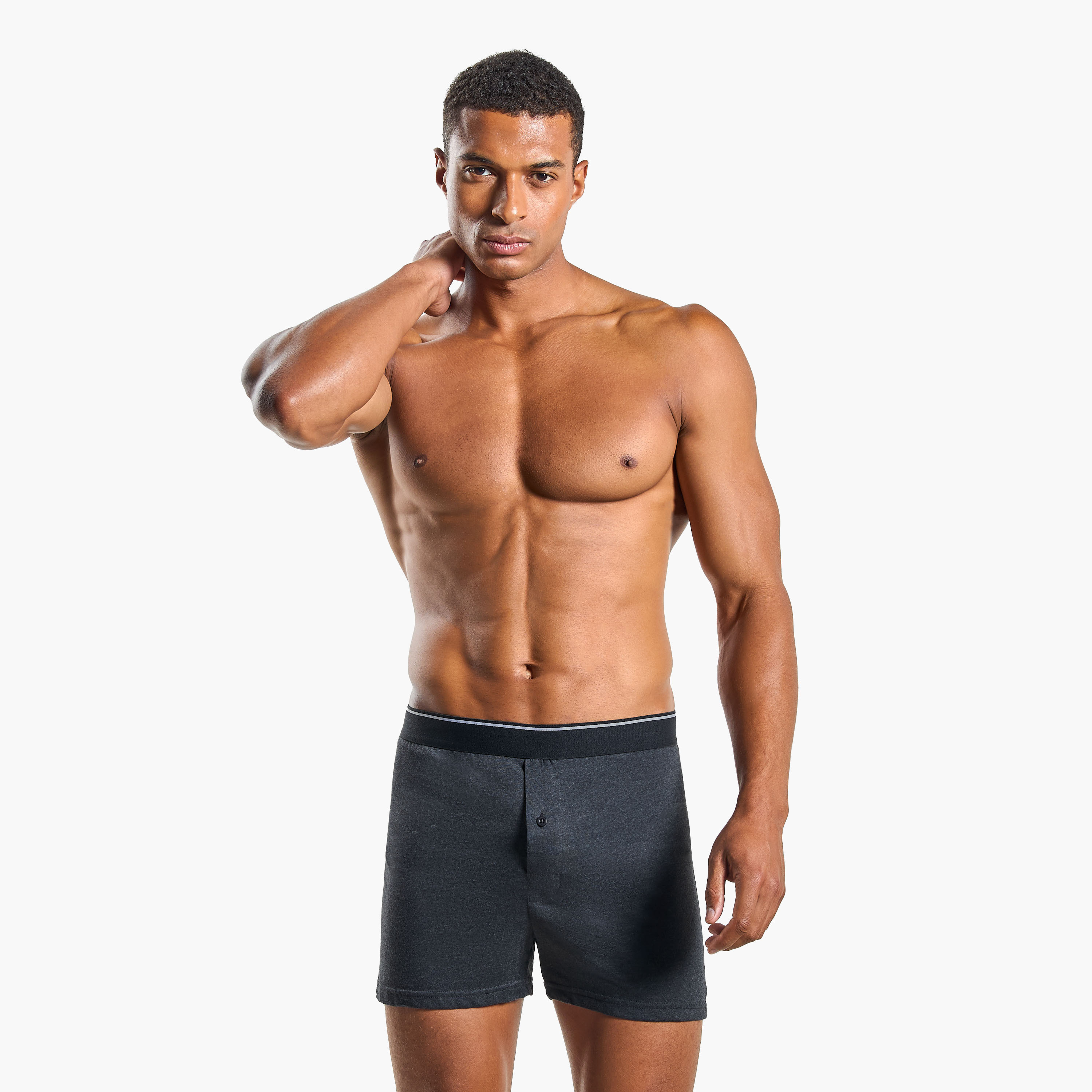 طقم بوكسر 3 قطع بخصر مطّاطي وحماية من البكتيريا-men-clothing-innerwear-underwear-image-4