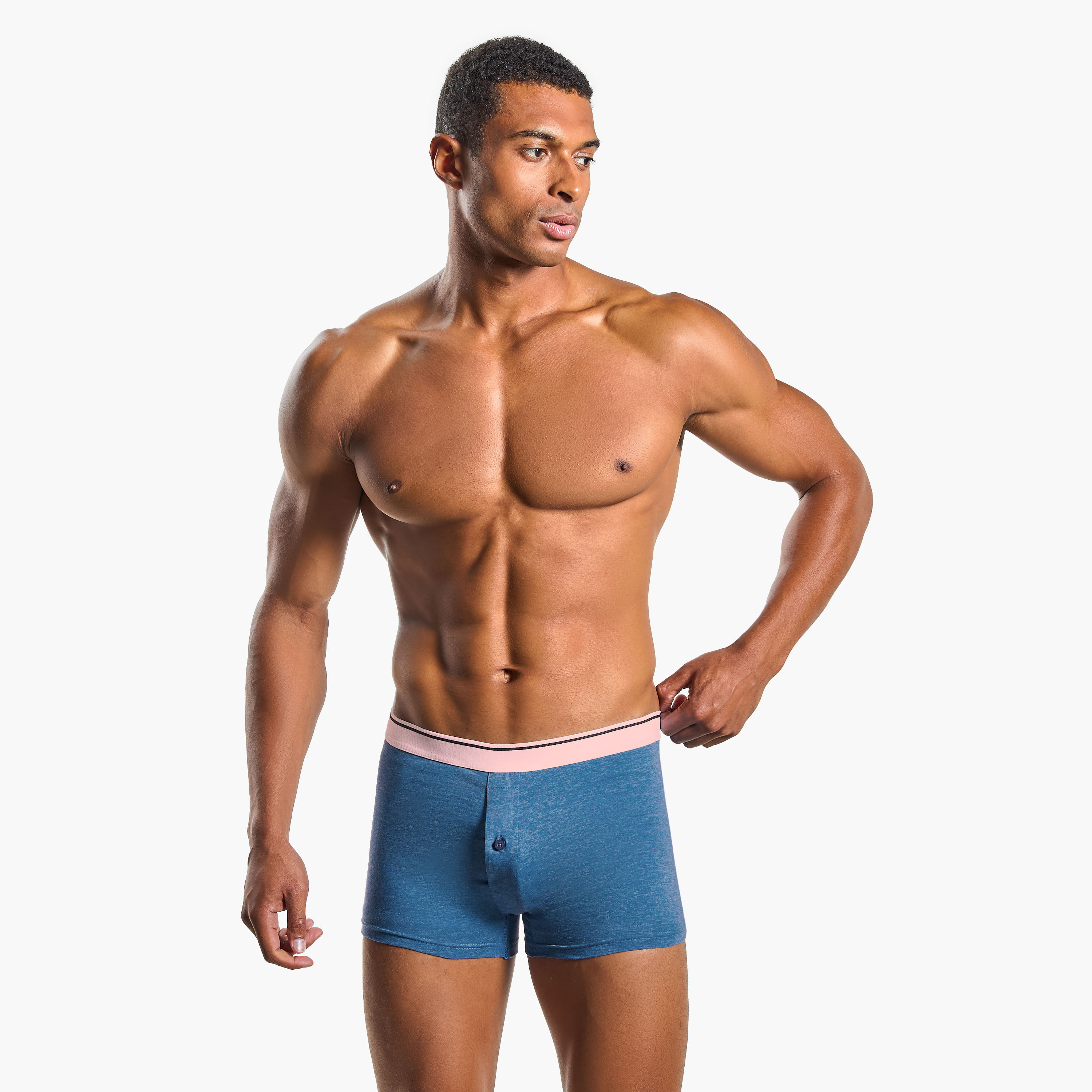 Set of 3 - Boxer Briefs with Elasticated Waistband and Antibacterial Protection-men-clothing-innerwear-underwear-image-4