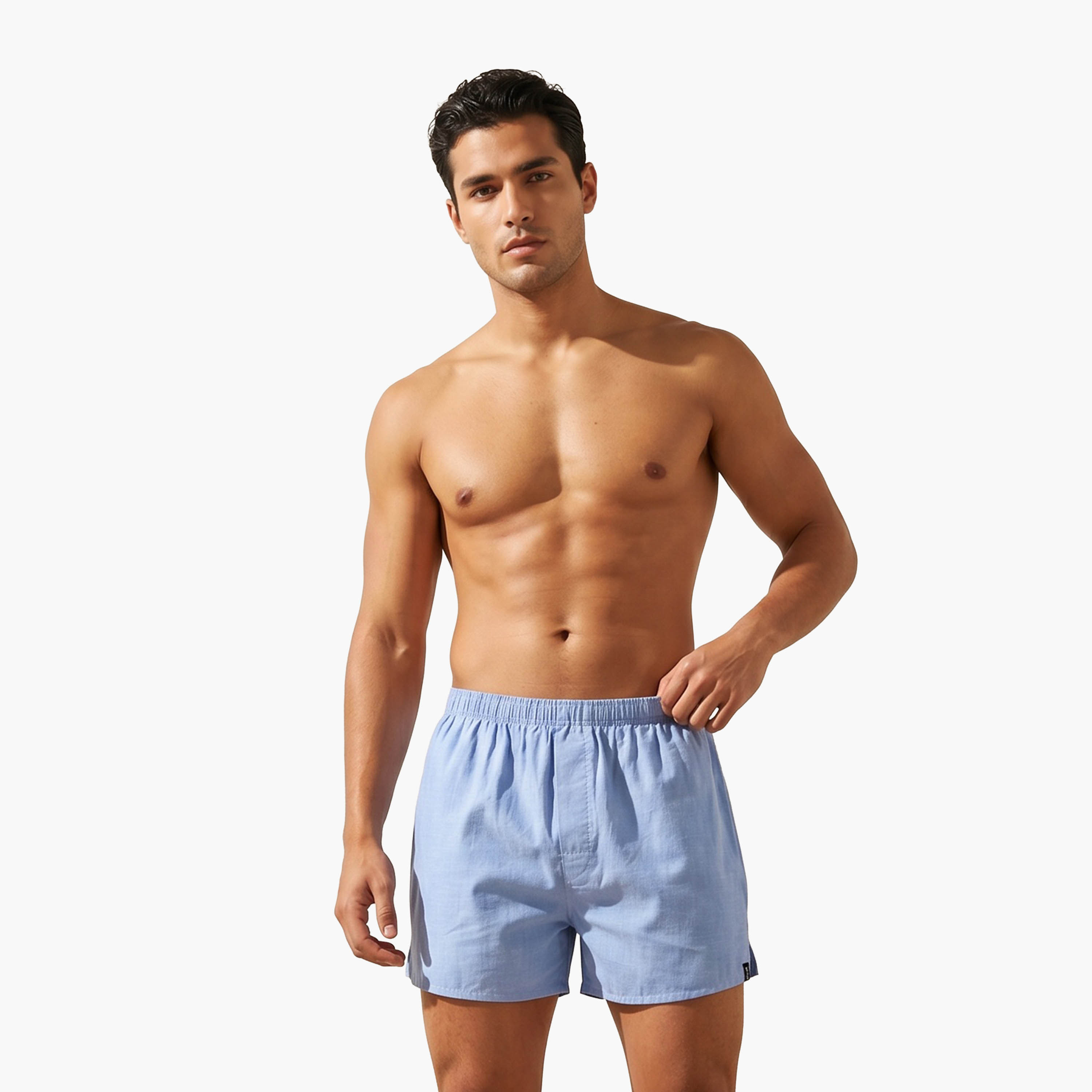 Set of 3 - Boxer Briefs with Elasticated Waistband and Antibacterial Protection-men-clothing-innerwear-underwear-image-5