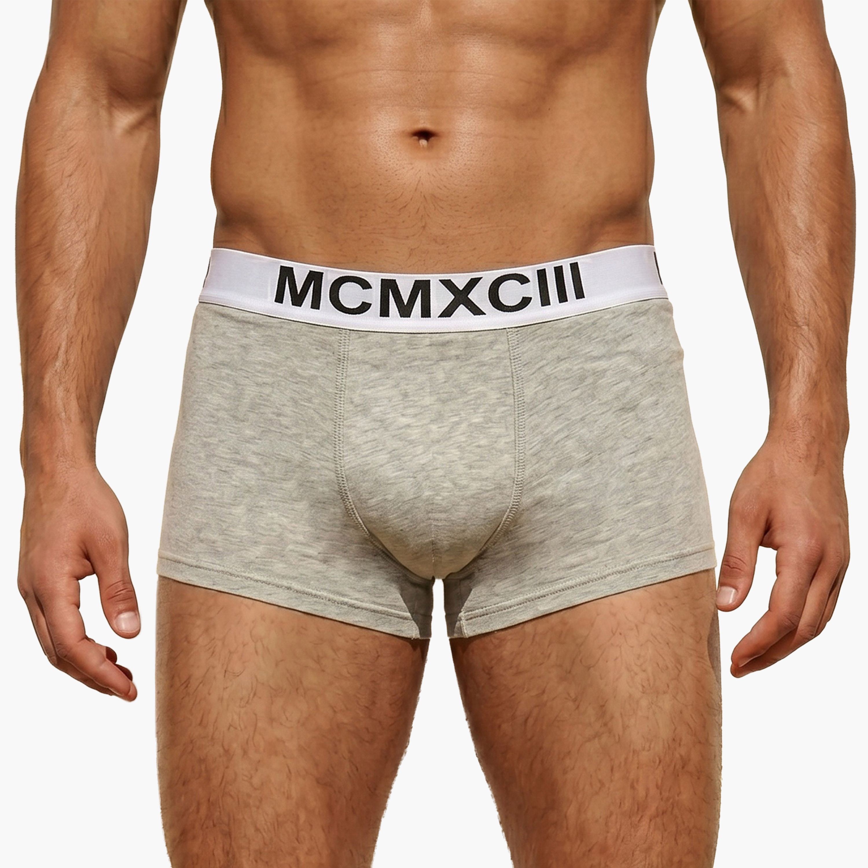 Set of 3 - Trunks with Elasticated Waistband and Antibacterial Protection-men-clothing-innerwear-underwear-image-5