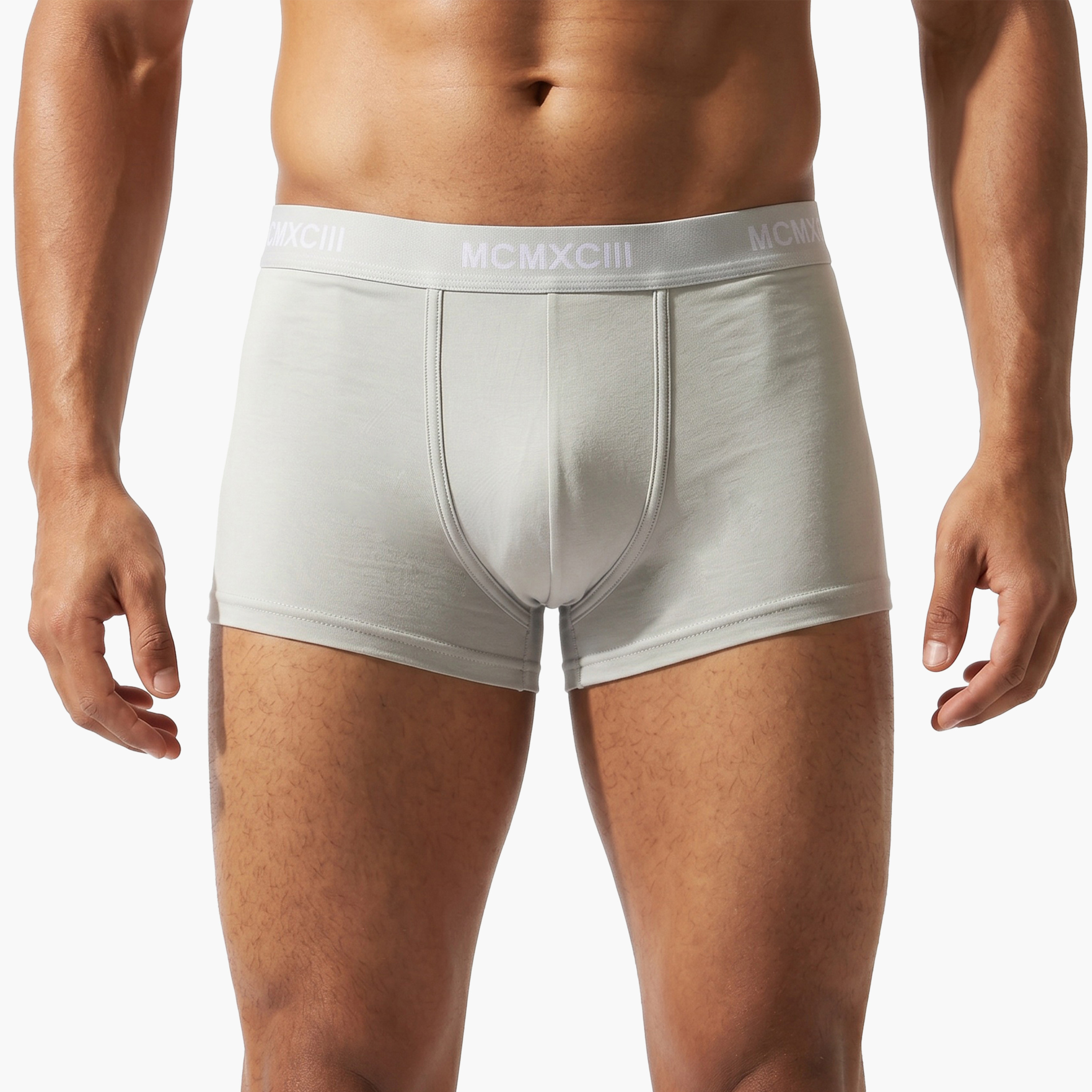 Set of 3 - Trunks with Elasticated Waistband and Antibacterial Protection-men-clothing-innerwear-underwear-image-5
