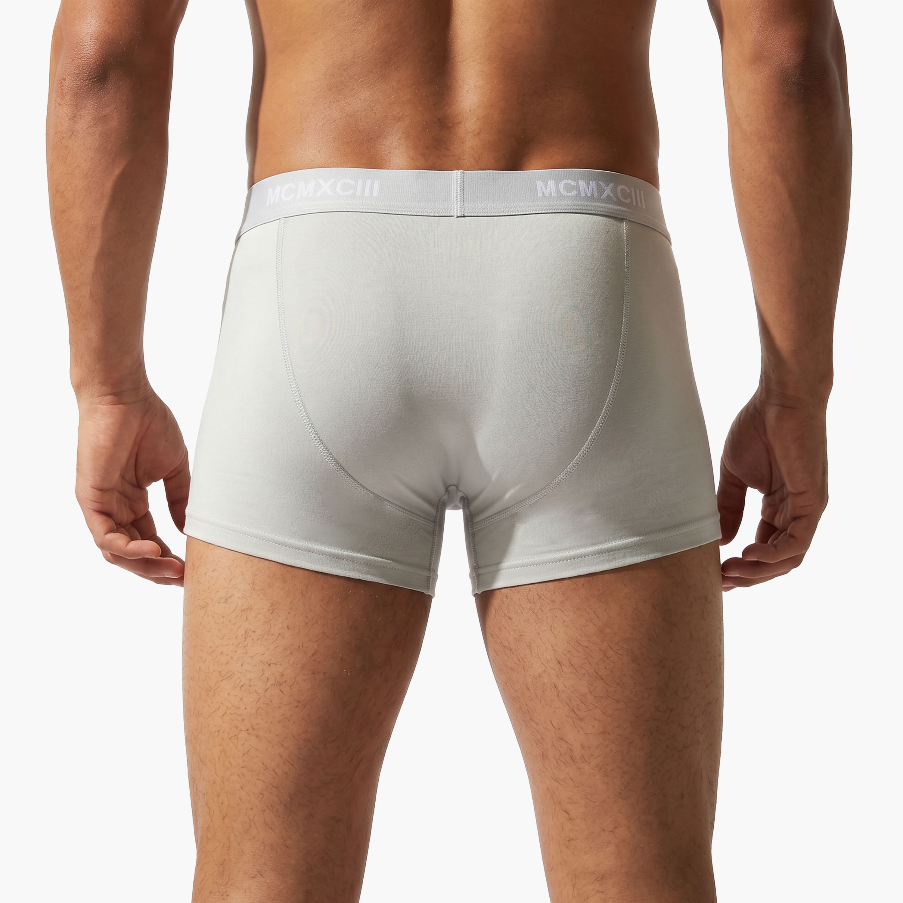 Set of 3 - Trunks with Elasticated Waistband and Antibacterial Protection-men-clothing-innerwear-underwear-image-6