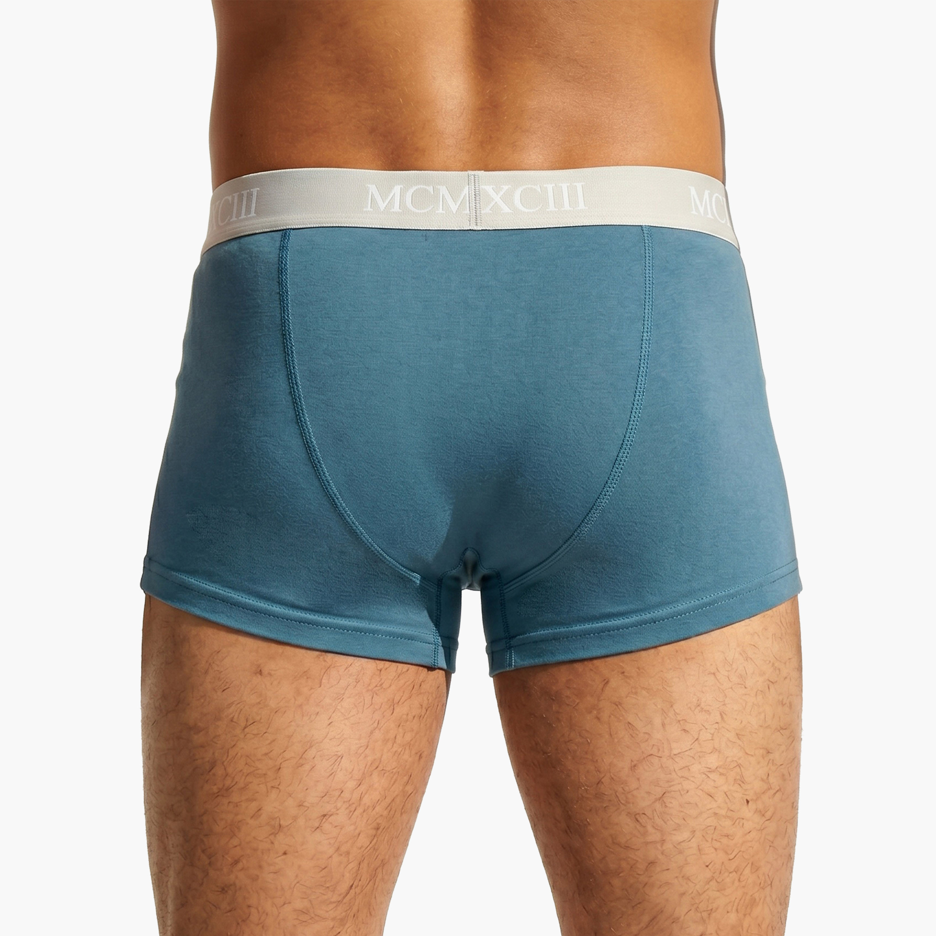 Set of 3 - Trunks with Elasticated Waistband and Antibacterial Protection-men-clothing-innerwear-underwear-image-6