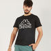 Kappa Logo Print Crew Neck T-shirt with Short Sleeves-T Shirts and Vests-thumbnail-2