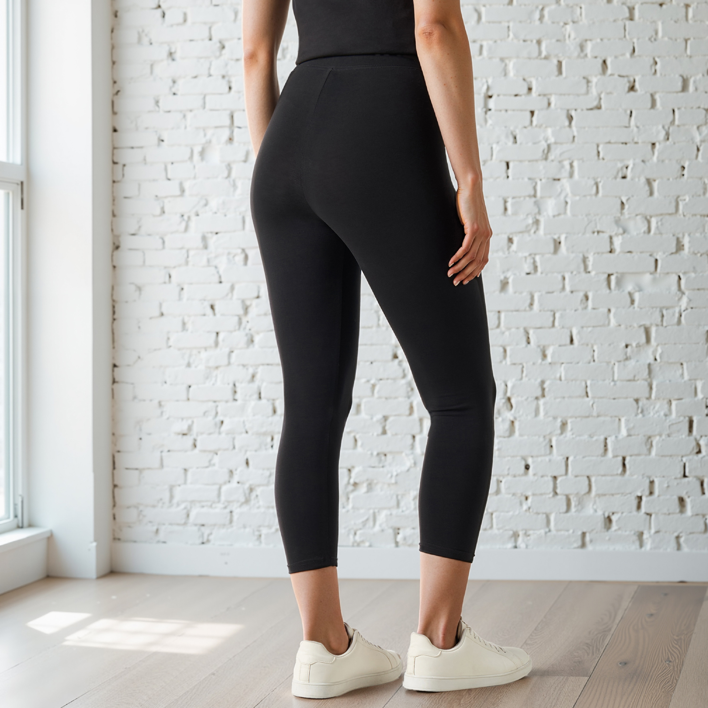 High Waist Cropped UltraStretch Cotton Leggings with FlexiComfort Waist-CP_BESTPRICE_EXCLUSION-image-3