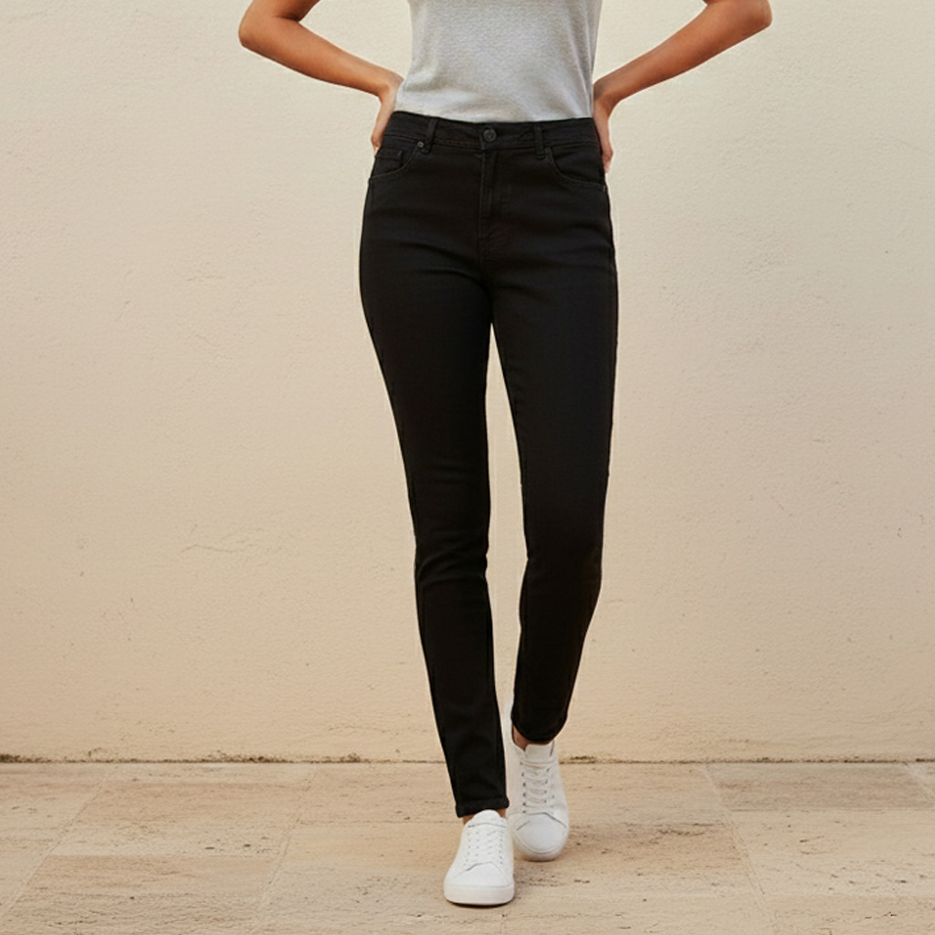 بنطلون جينز بقصة ضيقة وخصر متوسط-women-clothing-bottoms-jeans-image-18