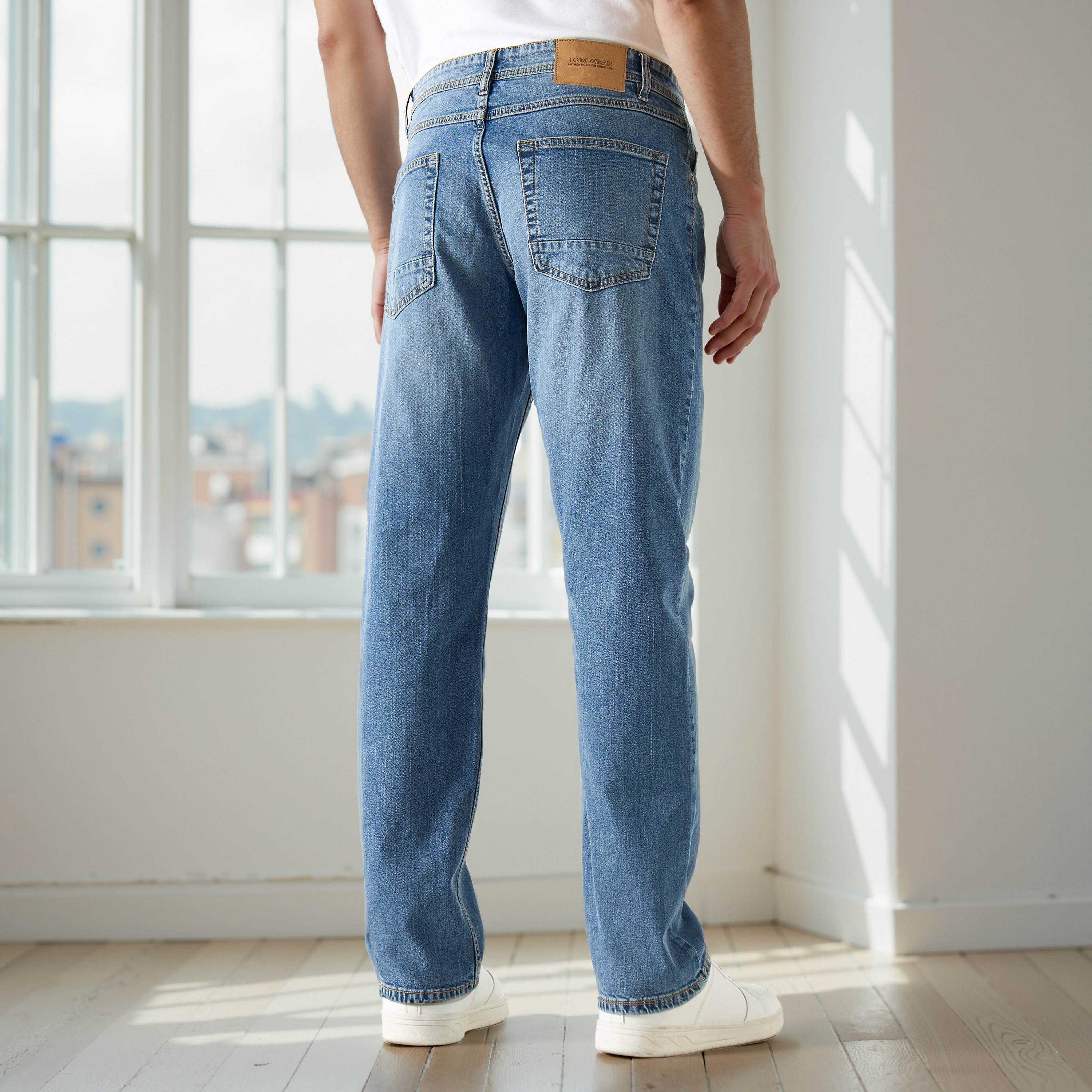 Men Straight Fit High Rise Jeans-men-clothing-jeans-image-3