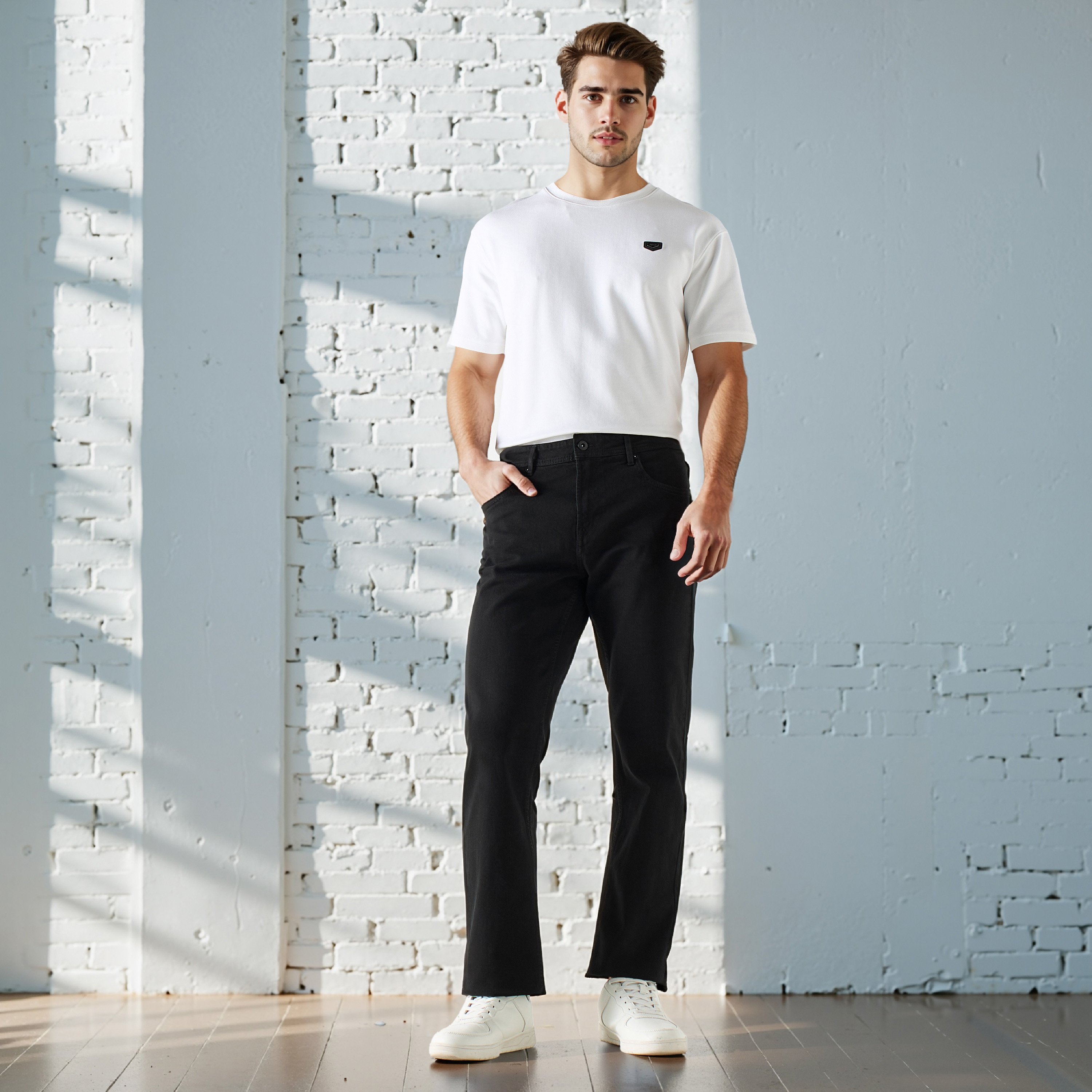Men Straight Fit High Rise Jeans-men-clothing-jeans-image-2