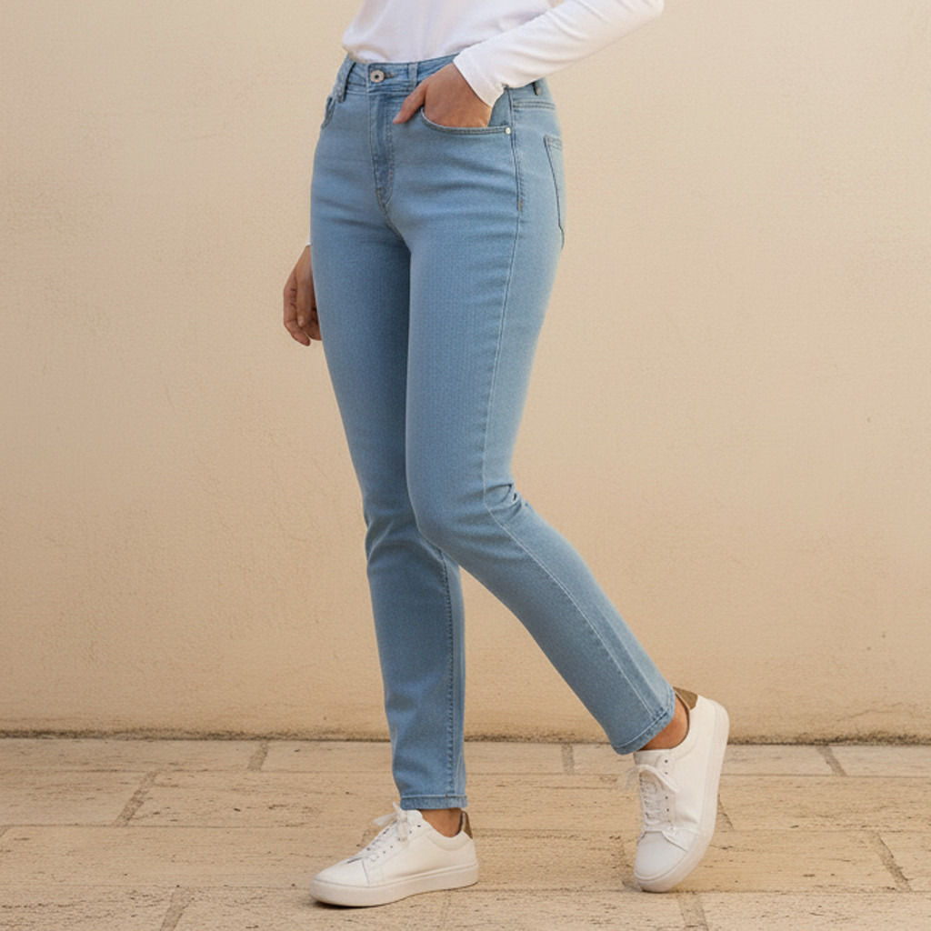 Skinny Fit Jeans with Pockets-women-clothing-bottoms-jeans-image-1