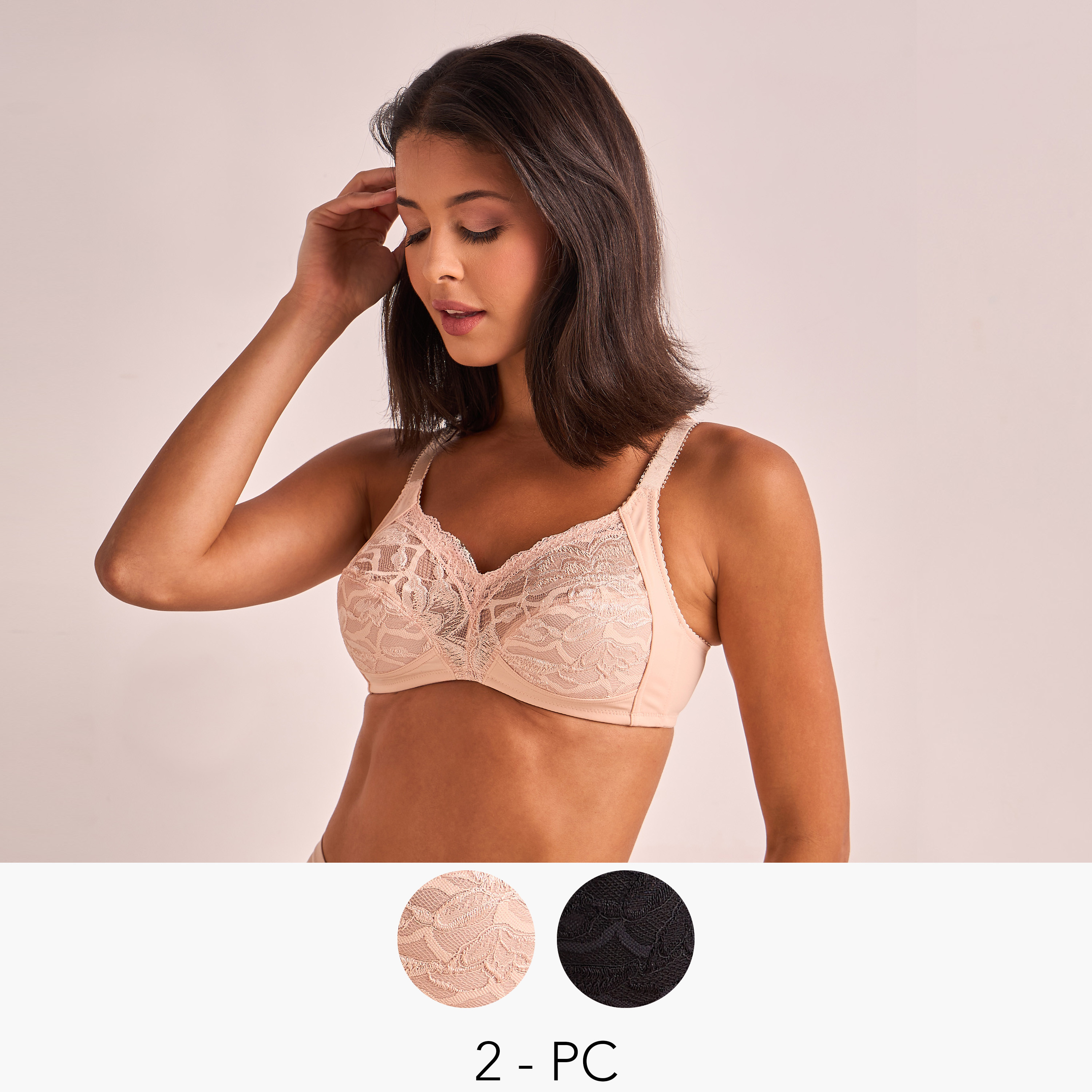 2-Pack Non-Wired Bra with Antibacterial Protection-women-clothing-lingerie-bras-image-1