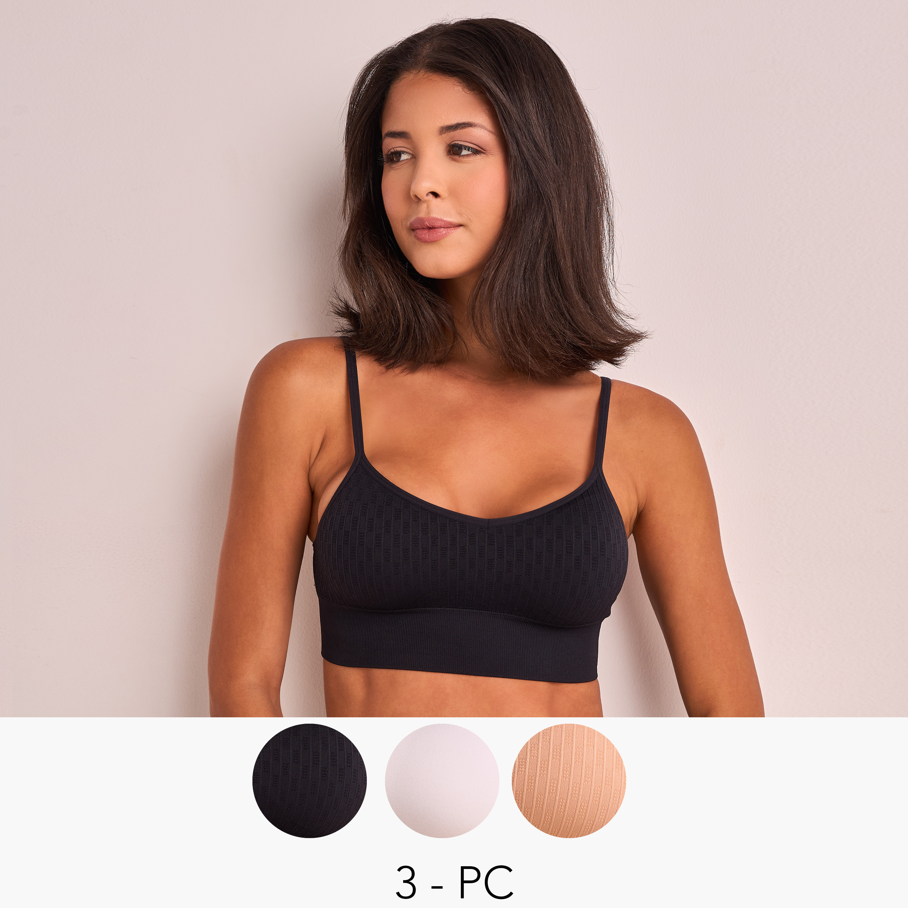 3-Pack Seamless Bralette -women-clothing-lingerie-bras-image-1
