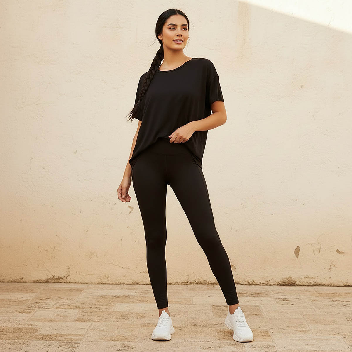 تيشيرت بوكسي فائق المرونة للنساء-women-clothing-tshirts-image-2