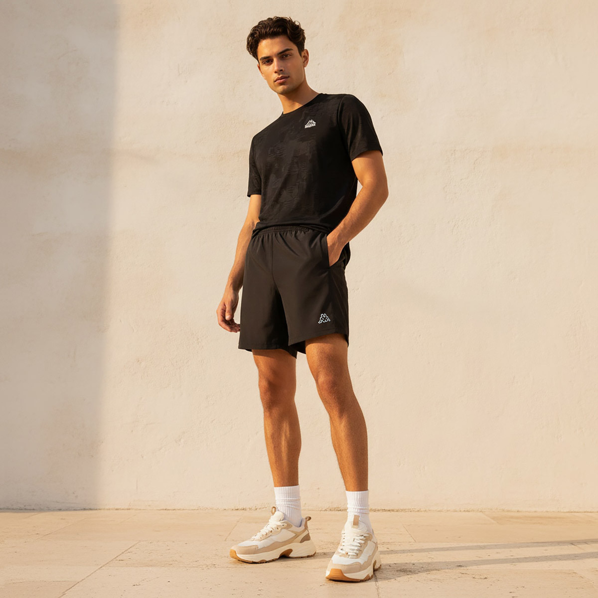 Kappa Men Elasticated Waist Shorts-men-clothing-bottoms-shorts-image-3