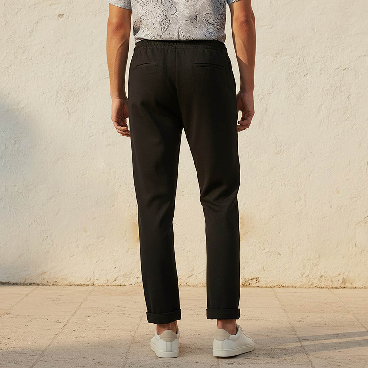 Men Regular Fit Textured Trousers-men-clothing-trousersandchinos-trousers-image-4