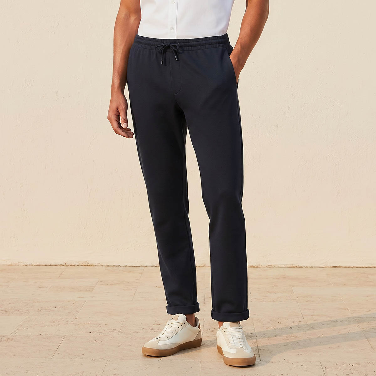 Men Regular Fit Textured Trousers-men-clothing-trousersandchinos-trousers-image-1